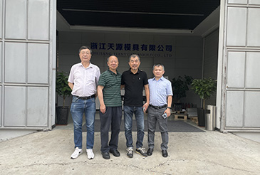 臺灣群基相關領導走訪浙江地區新代理商